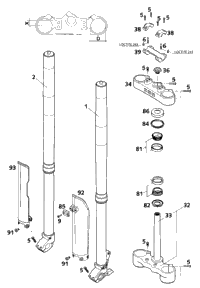 Front Fork White Power