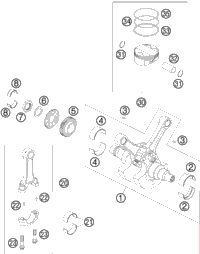 Crankshaft, Piston