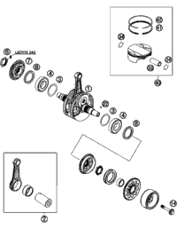 Crankshaft, Piston