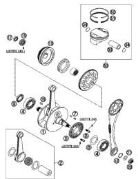 Crankshaft, Piston