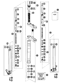 Front Fork, Disassembled
