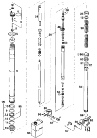 Front Fork Legs Wp