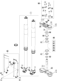 Front Fork, Triple Clamp
