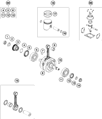 Crankshaft, Piston
