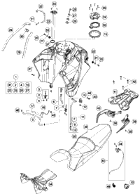 Tank, Seat, Cover