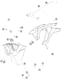 Tank, Seat, Cover