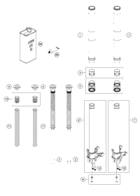 Front Fork Disassembled
