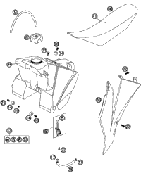 Tank, Seat, Cover