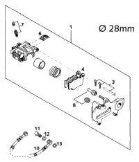 Brake Caliper Rear
