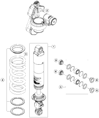 Shock Absorber Disassembled