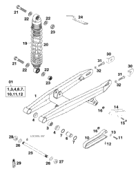 Swingarm, Shock Absorber