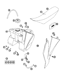 Tank, Seat, Cover