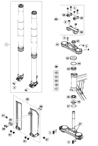 Front Fork, Triple Clamp