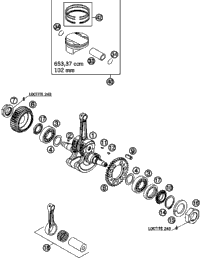 Crankshaft, Piston