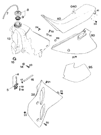 Tank, Seat, S.Covers