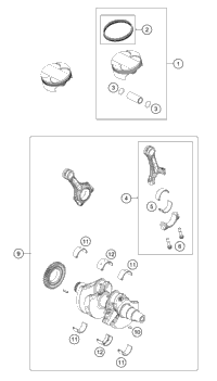 Crankshaft, Piston
