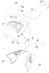 Tank, Seat, Cover