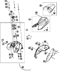 Tank, Seat, Cover