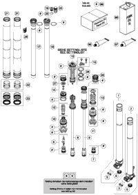 Front Fork Disassembled