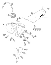Tank, Seat, Cover