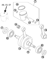 Crankshaft, Piston