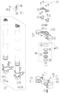 Front Fork, Triple Clamp