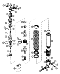 Shock Absorber Disassembled