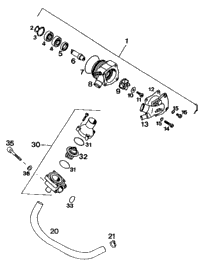 Waterpump M.Driven