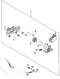 Brake Caliper Rear