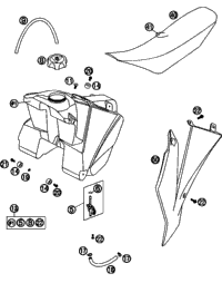 Tank, Seat, Cover