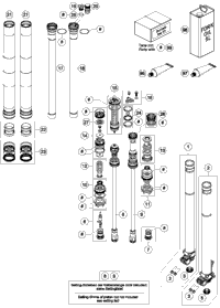 Front Fork Disassembled