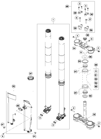 Front Fork, Triple Clamp