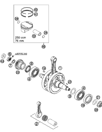 Crankshaft, Piston
