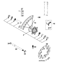 Front Wheel Sx, Exc