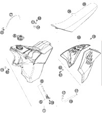 Tank, Seat, Cover