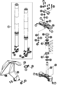 Front Fork, Triple Clamp