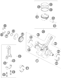 Crankshaft, Piston