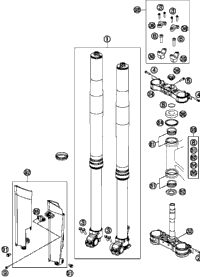Front Fork, Triple Clamp