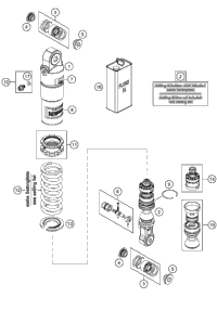Shock Absorber Disassembled