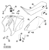 Tank, Seat, Cover