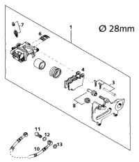 Brake Caliper Rear