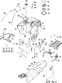 Tank, Seat, Cover