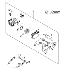 Brake Caliper Rear