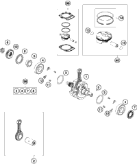 Crankshaft, Piston