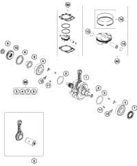 Crankshaft, Piston