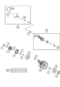 Crankshaft, Piston