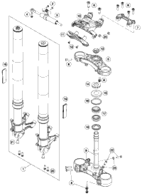 Front Fork, Triple Clamp