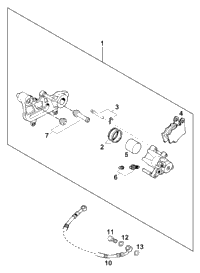 Brake Caliper Rear