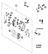 Brake Caliper Front