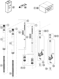 Front Fork Disassembled